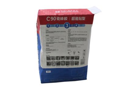 China 120g/M2 Kraft Paper Pasted Valve Bags Cement Packaging Bags For Gypsum Plaster for sale