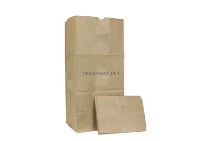 China Heavy Duty 30 Gallon Multiwall Kraft Paper Bags Paper Yard Waste Bags Refuse Bags for sale