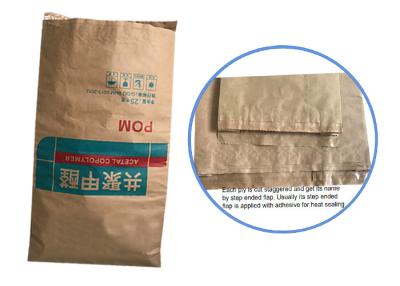 China Recycled Brown Or Yellow Kraft Paper Bags Kraft Paper Sack Pet Feed Packaging Bag for sale