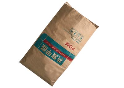 Cina Sacchi di carta d'imballaggio di pizzico del fondo dei sacchi di carta del granello del cemento industriale della pallina in vendita