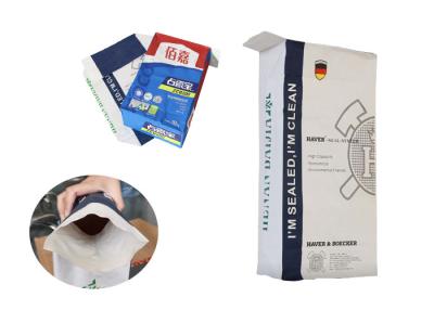 China 20kg 25kg Multiwall Kraft Paper Bags Ceramic Tile Adhesive Packaging for sale