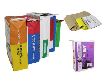 Chine Sacs de valve de papier du sac à papier d'emballage d'amidon prégélatinisé 15kg 20kg 25kg à vendre
