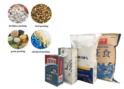 China Logotipo de encargo de empaquetado de la bolsa de papel de Kraft del bolso de la harina del trigo candeal en venta