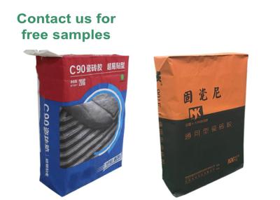 China 25kg 3 acodan la válvula blanca del papel de Kraft empaquetan los sacos de empaquetado en venta