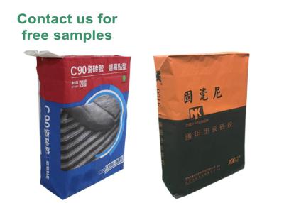 China Bio - Degradable Kraft Paper Valve Bag Industrial Use For Gypsum Plaster for sale
