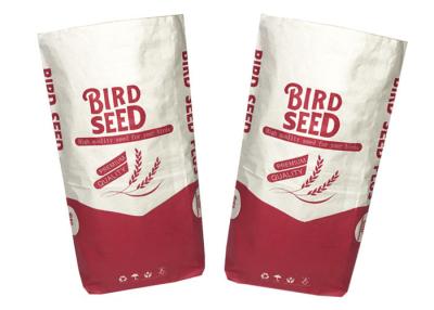 China 15kg Kartoffelstärke-Papier-Sack-Recyclingpapier-Tasche für Mehl-Reis-Würzepulver zu verkaufen