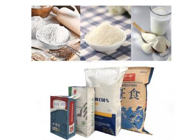 China Tasche des Kraftpapier-25kg 20kg 25kg fertigte Kraftpapier-Mehl-Verpackungs-Tasche besonders an zu verkaufen
