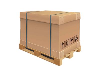 中国 Accept Custom Paper IBC With Pallet For Solid Remote Storage Transporting 販売のため