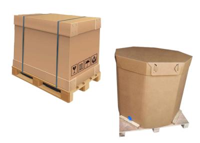 中国 220箱の1000箱の1200箱の1600リットルの食品等級ペーパーIBCの容器の柔軟材包装箱 販売のため