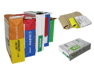 中国 注文のセメント弁袋によって貼られる弁のMultiwallの紙袋40kgの包装は頑丈なセメント弁袋を袋に入れる 販売のため