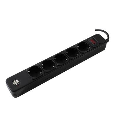 China Custom Length Black Brazil USB Power Strip With Usb Charging Ports for sale