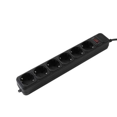 China 6 Way Universal Power Strip High Temperature Resistance Housing Material for sale