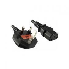 China Custom Length Uk 3 Pin Power Cord With Fully Molded Ergonomic Design for sale