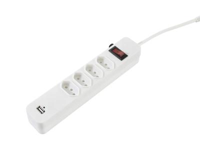 China White Brazil USB Power Strip For Household / Home Improvement Projects for sale