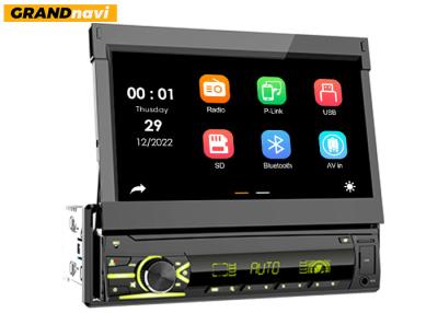 7 Color RGB Light Single Din Car Radio 7 Inch Single Din Retractable Touch Screen IPS