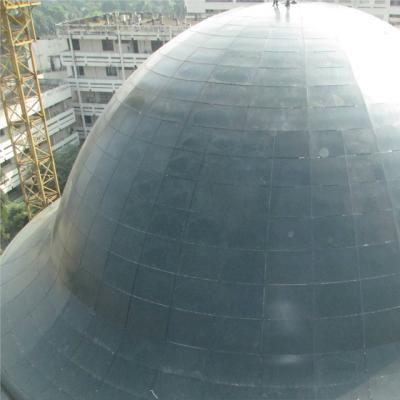 China Reparación Rockwool del tejado del metal del anuncio publicitario del mantenimiento 50m m de la pared de cortina Q345 en venta