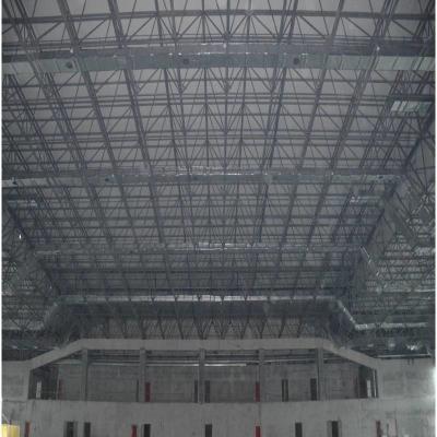 China S355JR Metal Warehouse Roof Truss 50mm 0.8mm For Coal Storage Shed for sale