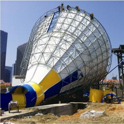 China Quadro de aço pré-fabricado Q235 do espaço do projeto do fardo do telhado da capacidade de carga à venda