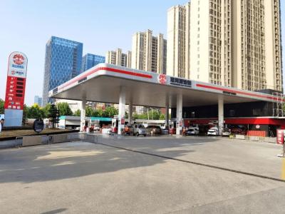 Chine La soudure esthétique d'essence à gaz d'auvent gris-foncé de pompe extérieure imperméabilisent à vendre
