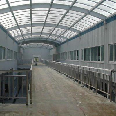 Chine Lucarne en verre escamotable ENV de dôme de lumières de dôme du toit Q235 plat à vendre