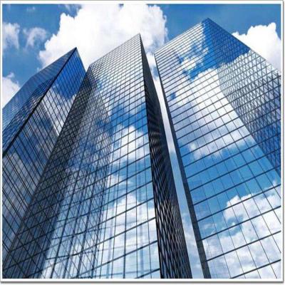 China PU Aluminum Frame Glass Curtain Wall 0.6mm Exterior Wall Panels 1.5mm for sale