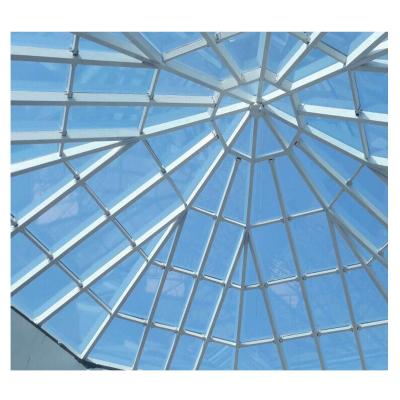 China Aluminum Natural Light Roof Dome 50mm Bubble Dome Skylights Welding for sale
