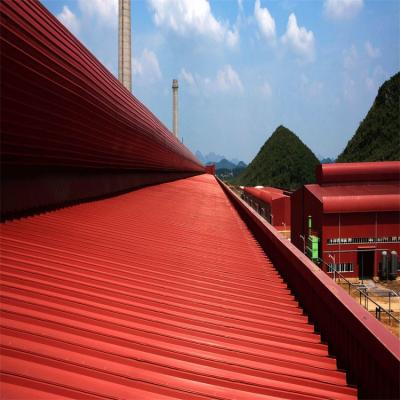 China Prefab Q345 Industrial Tin Roof Maintenance 0.8mm 50mm Galvanized for sale