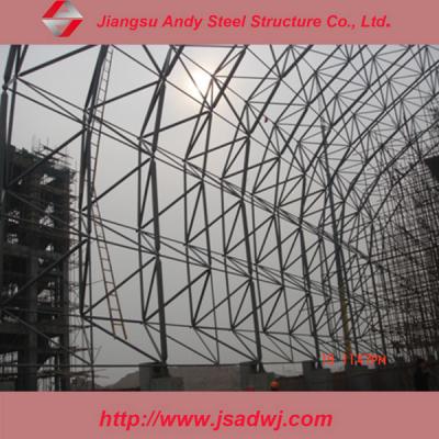 China Construções de armação de aço da casa pré-fabricada que dobram a estrutura de telhado 150mm do quadro do espaço do arco à venda