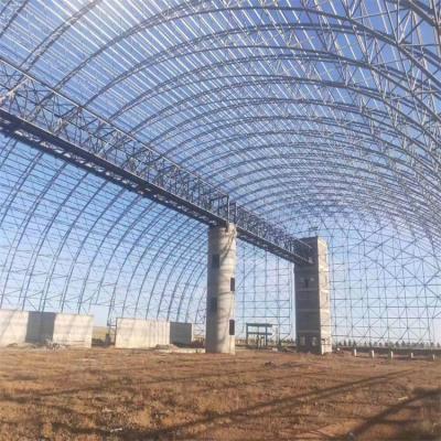 China S235JR Multi Slope 3D Space Frame Truss 100m For Airplane Hangar Construction for sale