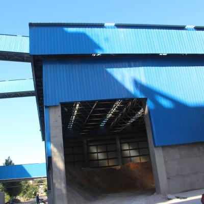 China Custom Structural Steel Warehouse 50mm Prefabricated Workshop Sheds for sale