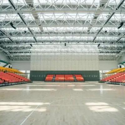 China Long Span Design Space Frame Stadium Gym Gymnasium Sports Hall Roof Construction à venda