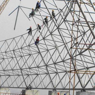 China Instalación del edificio del diseño del marco de la estructura de acero de la bola del perno en venta