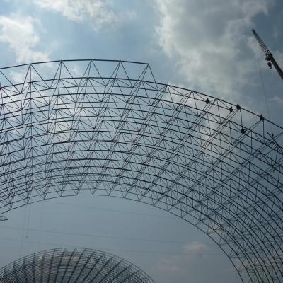 China Portal marco Estadio estructura de acero con paneles de sandwich para el techo. en venta