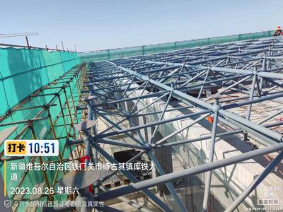 China Vorgefertigte Stahlkonstruktion mit langem Spannweite zu verkaufen