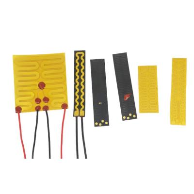 China Electric Polyimide Heater Element Yellow Black Color For Hair Straightener for sale