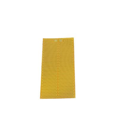 China Electric Copper Pi Film Heater Insulated Yellow / Black Customized for sale