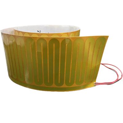 China Transparent Material Polyimide Heating Film Customized Size Flexible Film Heater for sale
