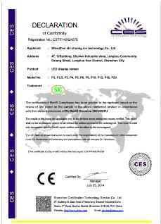 CE - Shenzhen ShiXin Display Technology Co.,Ltd