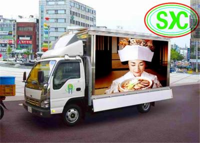 China Mobile Trailer LED Video Billboard Vehicle SMD3528 IP67 Pixels 8mm for sale