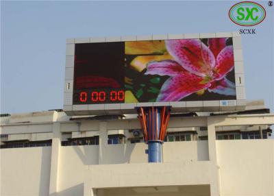 China Outdoor P6 Commercial RGB Led display  Led Video Screen water proof cabinet for sale