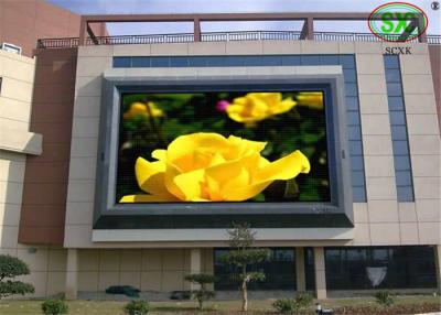 China IP65 HD Outdoor Full Color LED Display P8 With Steel And Aluminum Cabinet , 3 Years Warranty for sale