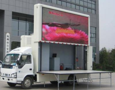 China Mobile and Car P6 led screen Mounted video display IP65 1920Hz resolution for sale