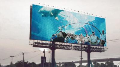 China RGB full color P16 LED Billboards waterproof , 14 bits DIP LED Screens rental for sale