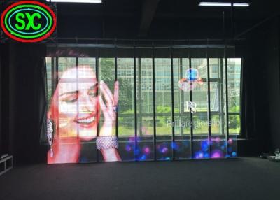 China Windows Transparent LED Screen , P6.25 Glass Led Panel Video Wall Outdoor for sale