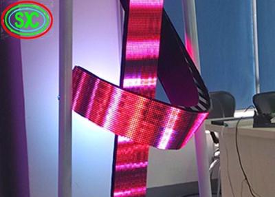 China SMD P10 Waterproof a exposição de diodo emissor de luz cilíndrica da cortina da esfera da curva 360 graus à venda