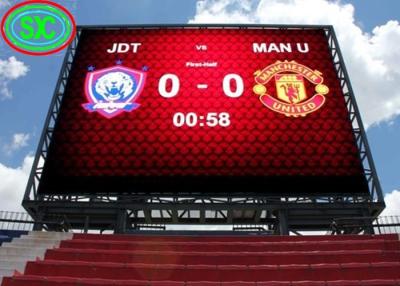China Control a todo color de WIFI de la pantalla LED del fútbol del estadio del marcador de los deportes P10 en venta