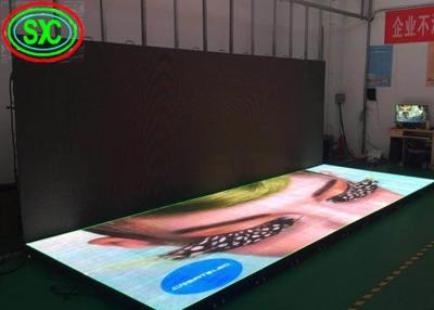 China Boda video interactiva interior de la sala de baile de P4.81 3D LED, sala de baile del club en venta