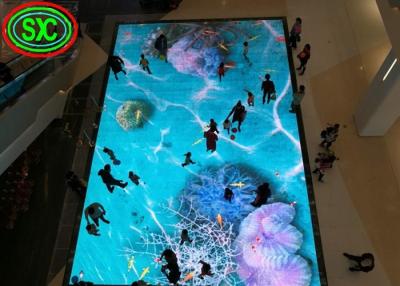 China Waterproof Interactive LED Dance Floor Display P4.81 DC 15V Die Casting Aluminum for sale