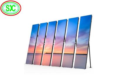 China P6 Outdoor Protable Digital Advertising LED Poster Display Waterproof for sale