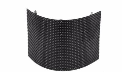 China P4 SMD LED Screen flexible soft led module Pixel density 62500 dots / sqm for sale